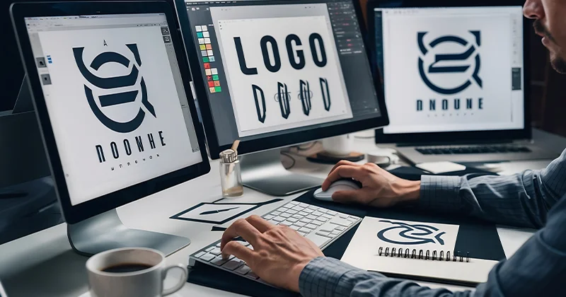 Modern and minimalist logo example